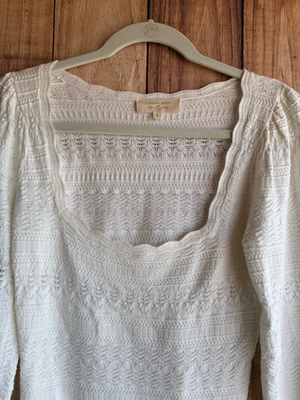 Sézane Ronnie Jumper Sweater in Ecru / White Size Small - Picture 5 of 10